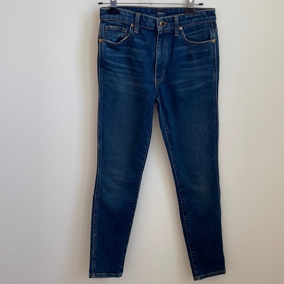 Khaite Kassandra Dark Wash Skinny Jeans 